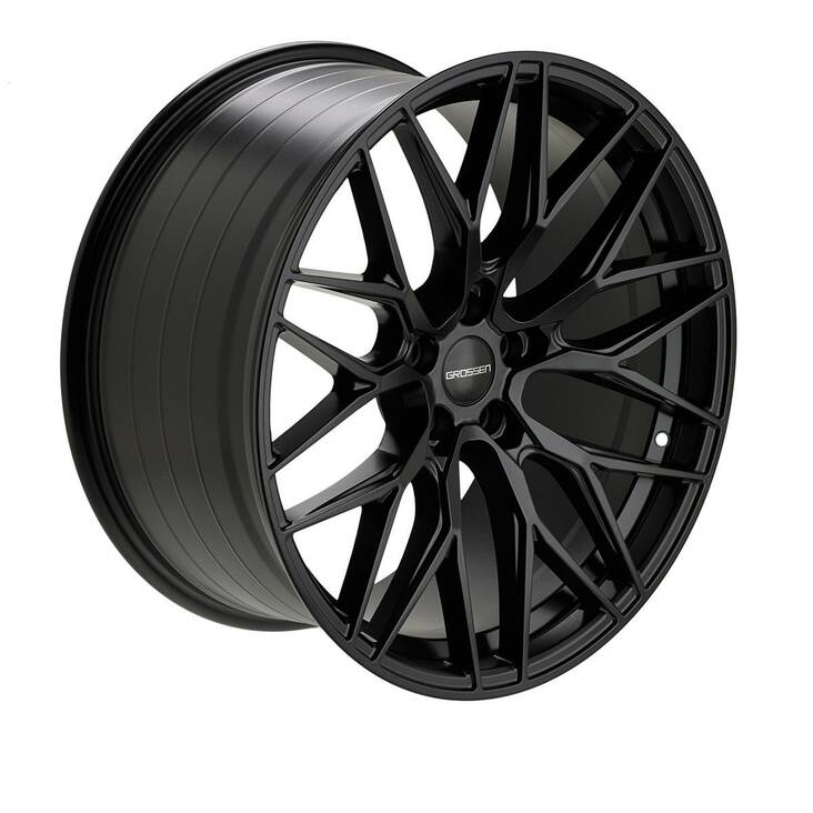 Grossen 10 Matt Black 9x20 5/108 ET45 CB73,1 60° - Alumiinivanteet - 242666 - 1