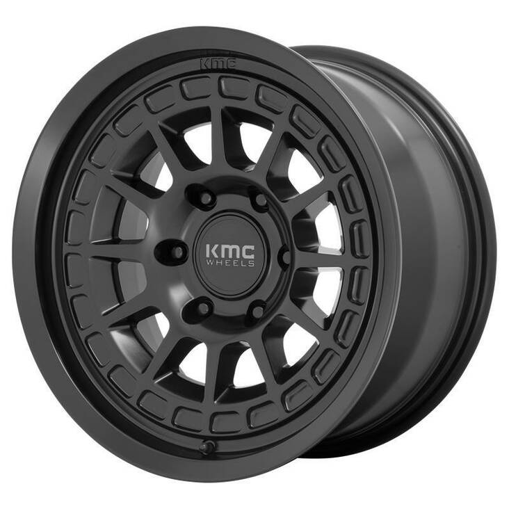 KM719 CANYON SATIN BLACK 8x17 6/139,7 ET20 CB106.1 60° - Alumiinivanteet - 328336 - 1