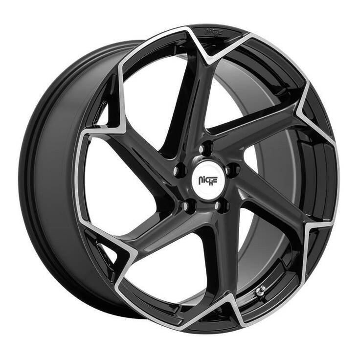 M255 FLASH GLOSS BLACK BRUSHED 9x20 5/112 ET27 CB66,6 60° - Alumiinivanteet - 327186 - 1