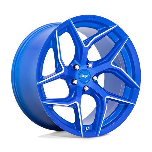 M268 TORSIONI ANODIZED BLUE MILLED 10,5x20 5/120 ET35 CB72,6 60° - Alumiinivanteet - 307406 - 1