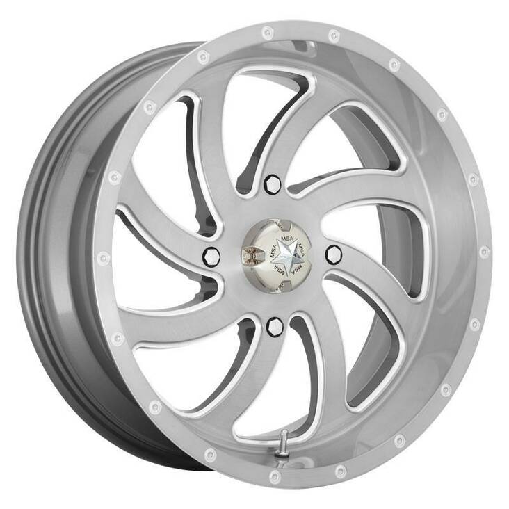 MA36 Brushed Titanium 7x20 4/137 ET0 CB112.0 60° - Alumiinivanteet - 259056 - 1