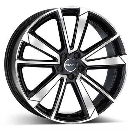 MAK Fivestar Black Mirror 8,5x21 5/108 ET50 CB63,4 60° - Alumiinivanteet - 214276 - 1