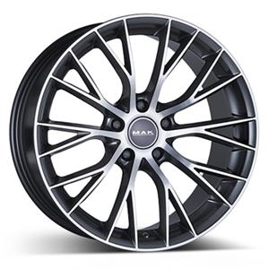 MAK Munchen Gun Met-Mirr. 9,5x19 5/120 ET39 CB72,6 60° - Alumiinivanteet - 8616 - 1