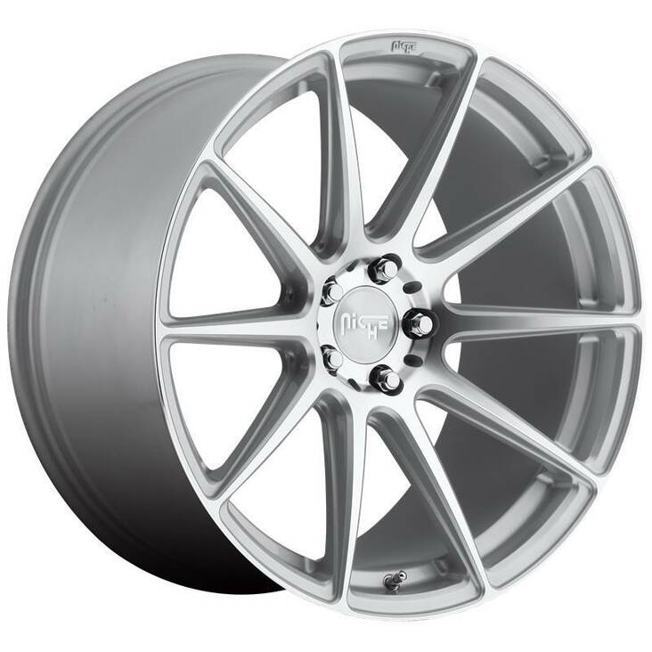 NC146 GLOSS SILVER MACHINED 8x18 5/120 ET40 CB72,6 60° - Alumiinivanteet - 244836 - 1