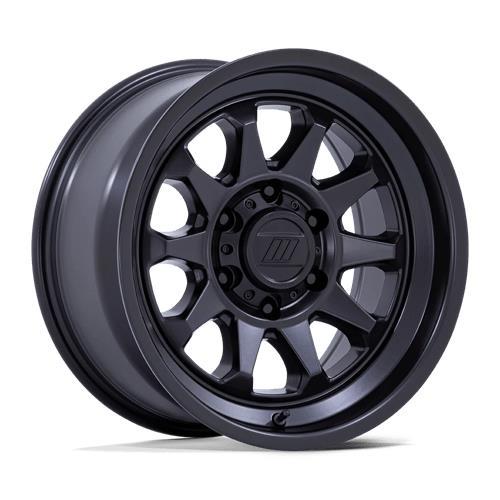 PA203 BEACON MATTE BLACK 8,5x17 5/127 ET0 CB71.5 60° - Alumiinivanteet - 338206 - 1