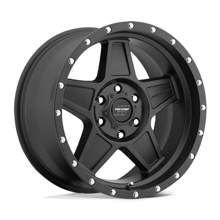 PA35 PREDATOR SATIN BLACK 9x18 6/139,7 ET0 CB108,0 60° - Alumiinivanteet - 327556 - 1