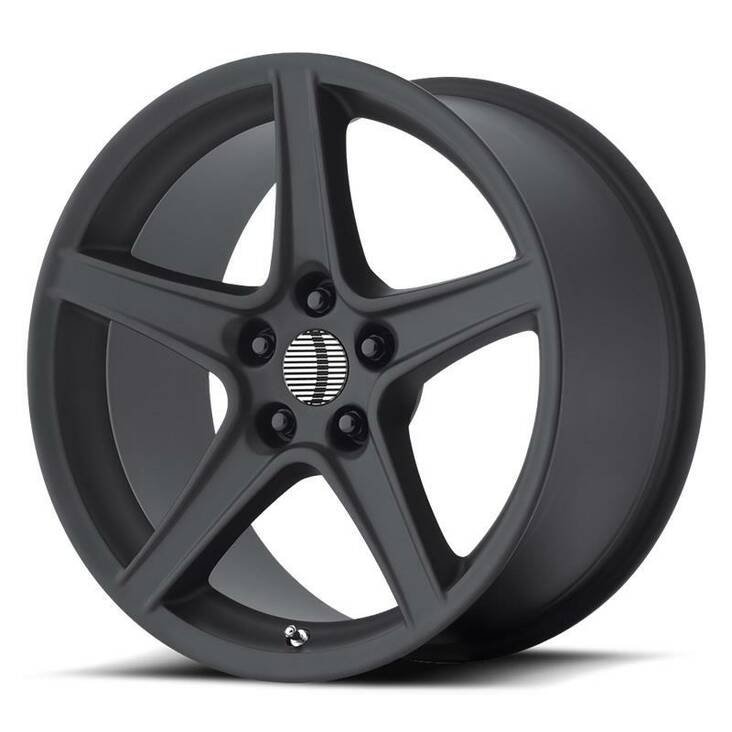 PR110 Matte Black 10x18 5/114,3 ET24 CB70,6 60° - Alumiinivanteet - 280306 - 1