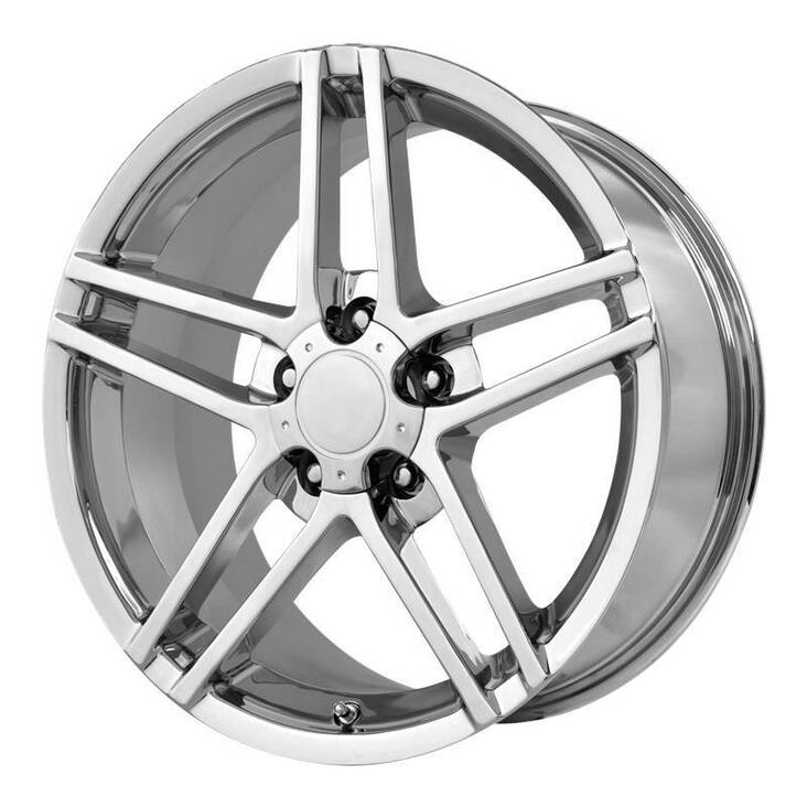 PR117 Chrome 10x19 5/120,65 ET79 CB70.7 60° - Alumiinivanteet - 276956 - 1