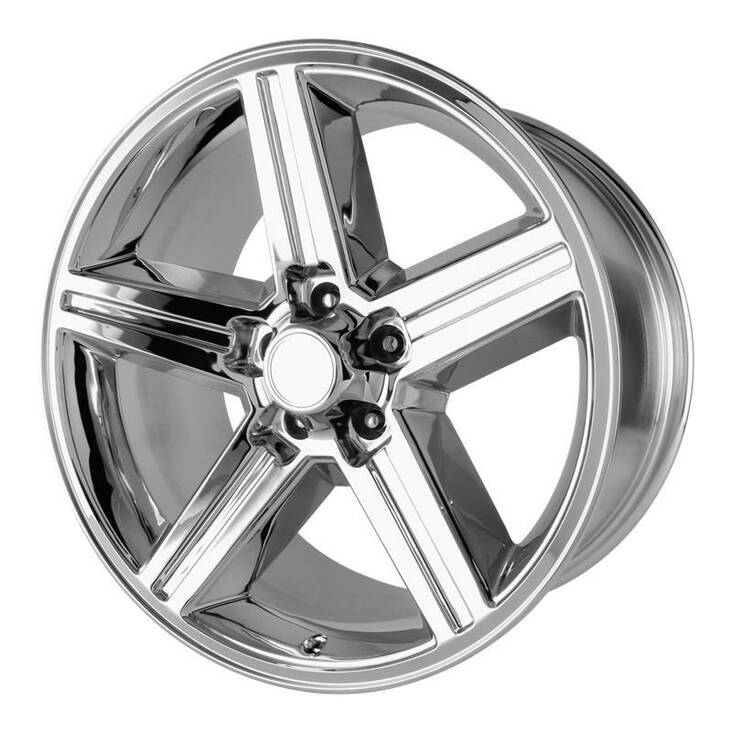 PR148 Chrome 8x18 5/120,65 ET0 CB73.1 60° - Alumiinivanteet - 236726 - 1