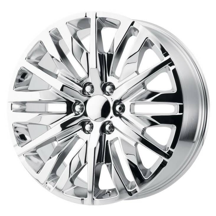 PR198 Chrome 10x24 6/139,7 ET31 CB78.1 60° - Alumiinivanteet - 243446 - 1