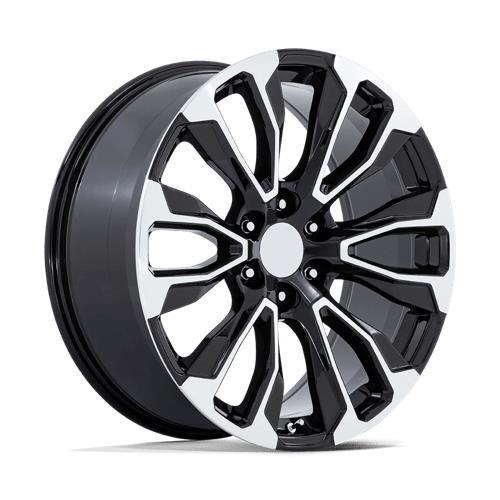 PR211 GLOSS BLACK MACHINED FACE 10x24 6/139,7 ET31 CB78,1 60° - Alumiinivanteet - 320266 - 1