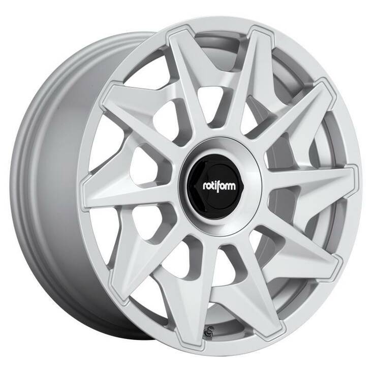 RC124 GLOSS SILVER 8,5x19 5/100/112 ET45 CB66,6 60° - Alumiinivanteet - 290786 - 1