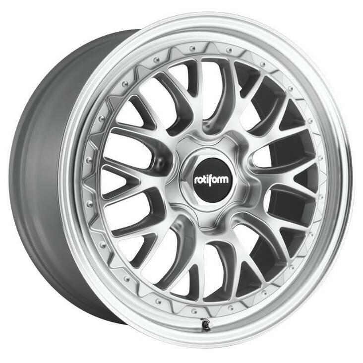 RC155 GLOSS SILVER MACHINED 9,5x18 5/100 ET25 CB57,1 60° - Alumiinivanteet - 312236 - 1
