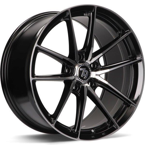 SCF-A Black Front Polished 8x18 5/120 ET35 CB72,6 60° - Alumiinivanteet - 313916 - 1