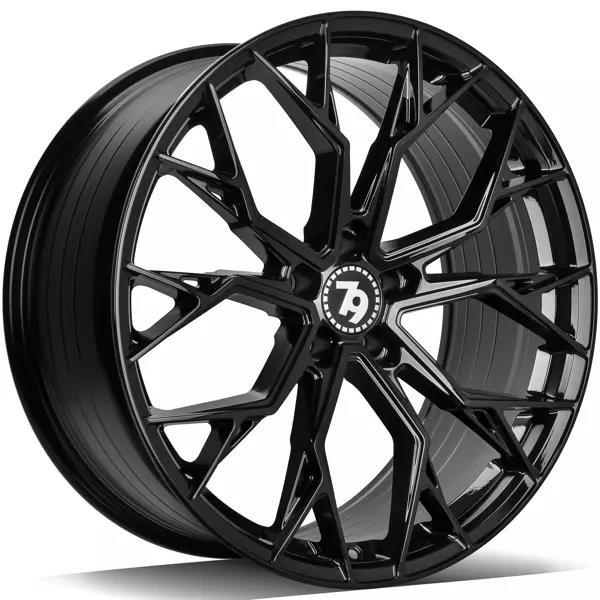 SCF-H Black Glossy 9,5x19 5/120 ET35 CB72.6 60° - Alumiinivanteet - 324006 - 1