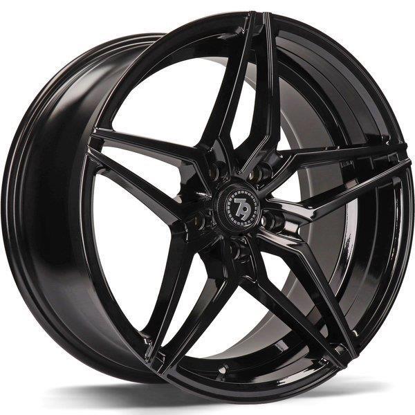 SV-A Black Glossy 9x18 5/112 ET40 CB66,6 60° - Alumiinivanteet - 313716 - 1