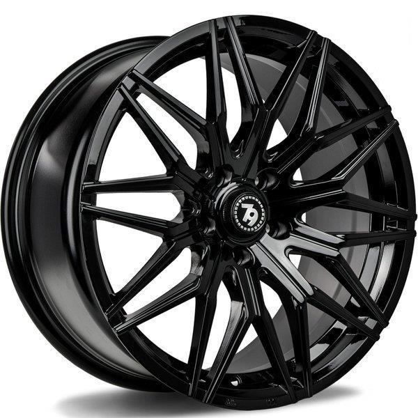 SV-O Black Glossy 8x18 5/112 ET35 CB66.5 60° - Alumiinivanteet - 317566 - 1