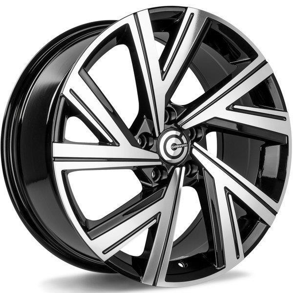 Serval Black Front Polished 8x18 5/112 ET45 CB57,1 60° - Alumiinivanteet - 314196 - 1