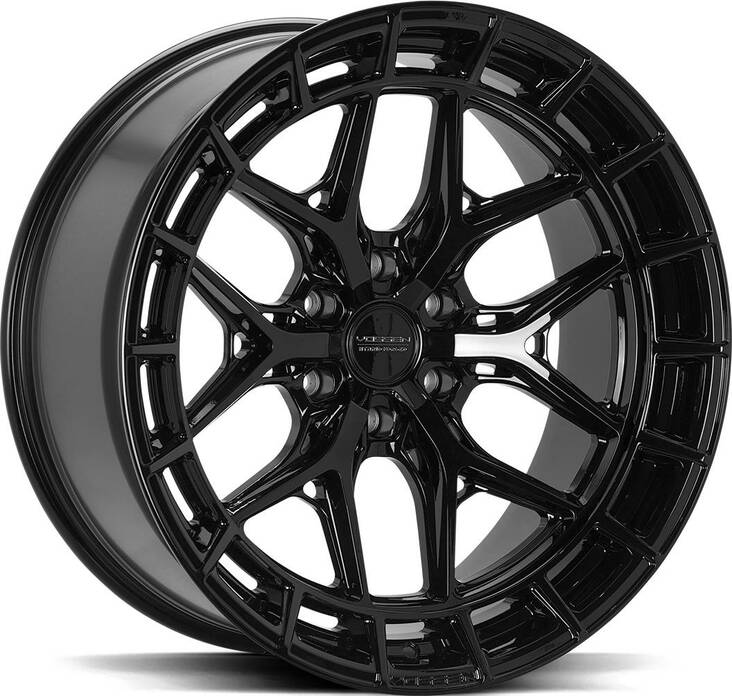 VOSSEN HFX1 Gloss Black 10x24 6/139,7 ET25 CB106.1 60° - Alumiinivanteet - 334736 - 1