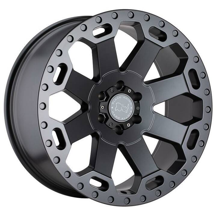 WARLORD MATTE GUNMETAL 9x20 8x180 ET12 CB125.1 60° 1651 kg - Alumiinivanteet - 328136 - 1