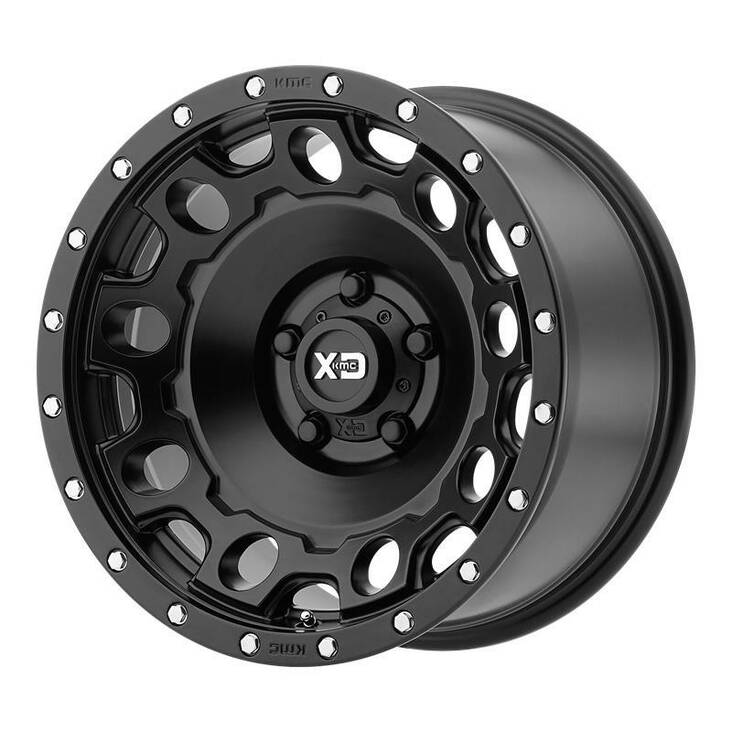 XD129 Satin Black 8,5x17 5/127 ET34 CB71,5 60° - Alumiinivanteet - 239386 - 1