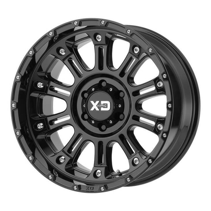 XD829 Gloss Black 9x17 5/127 ET-12 CB72,6 60° - Alumiinivanteet - 237646 - 1