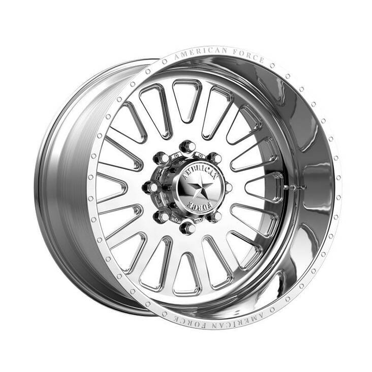 AW20 Polished 10x22 8/165,1 ET-25 CB122,0 60° - Alumiinivanteet - 243826 - 1