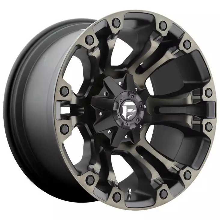 FC569 MATTE BLACK DOUBLE DARK TINT 9x18 6/135/139,7 ET20 CB106,1 60° - Alumiinivanteet - 252076 - 1