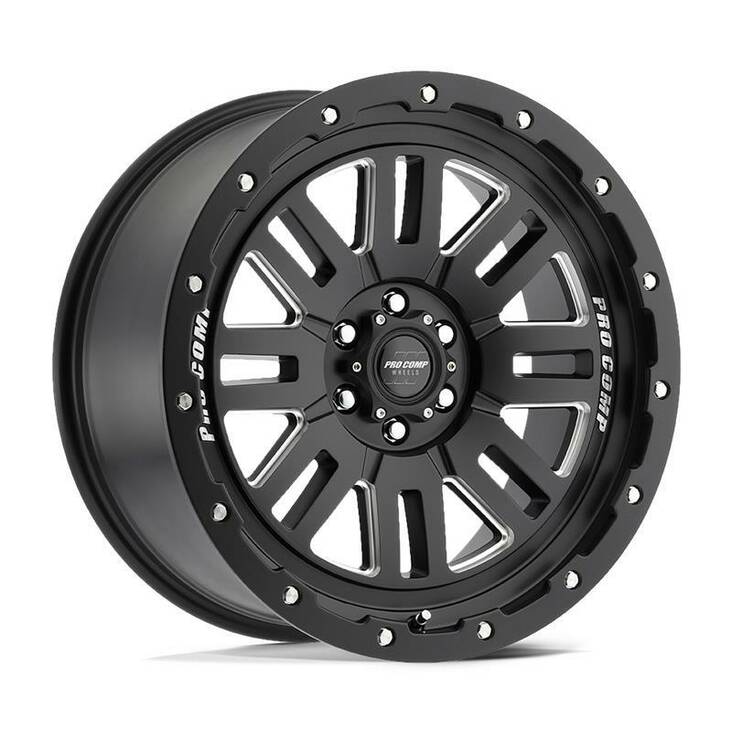 PA61 COGNOS SATIN BLACK MILLED 9x17 5/127 ET-6 CB71,5 60° - Alumiinivanteet - 338626 - 1