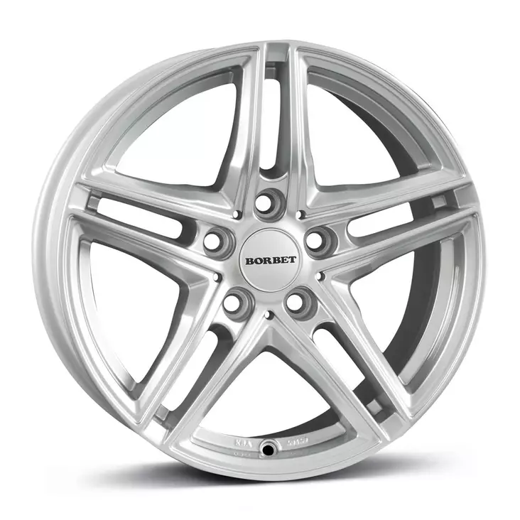 BORBET XR brilliant silver 7,5x17 5/112 ET28 CB66,6 - Alumiinivanteet - 340526 - 1