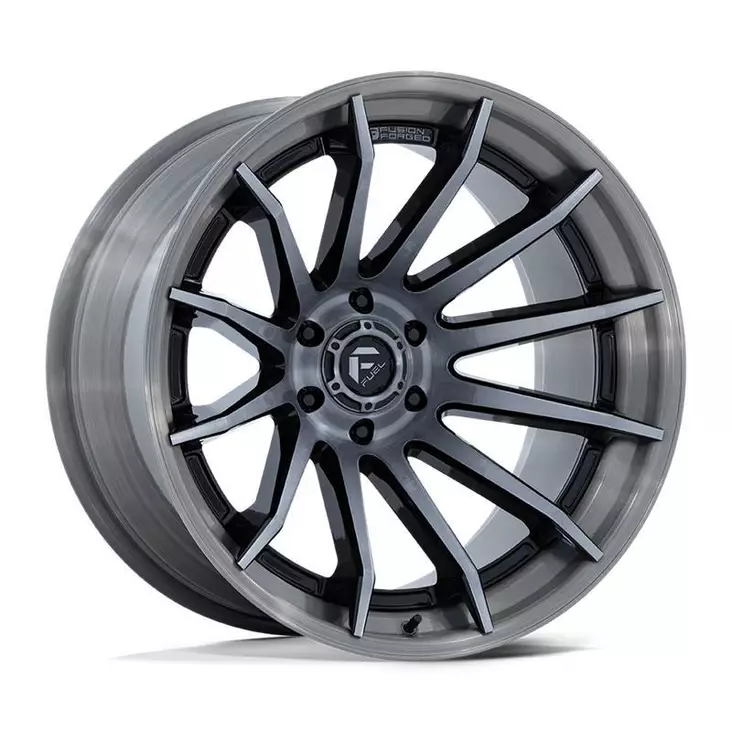 FC403 BURN GLOSS BLACK BRUSHED DARK TINT 9x20 5/127 ET1 CB71.5 60° - Alumiinivanteet - 341226 - 1