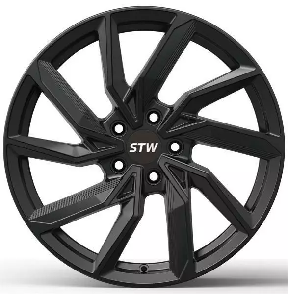 STW Aero glossy black 8,5x18 5/112 ET56 CB57,1 R14 - Alumiinivanteet - 347166 - 1