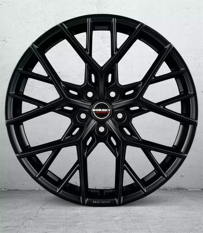 BY Matt Black 8x18 5/108 ET45 60° - Alumiinivanteet - 360986 - 1