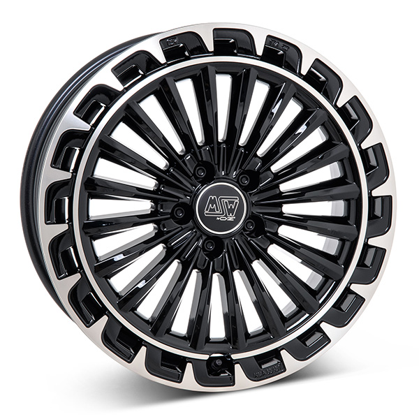 MSW 32 G.Blk/Pol 8,5x20 5-112 E53 C66,60 R14 - Alumiinivanteet - 8027529218336 - 1