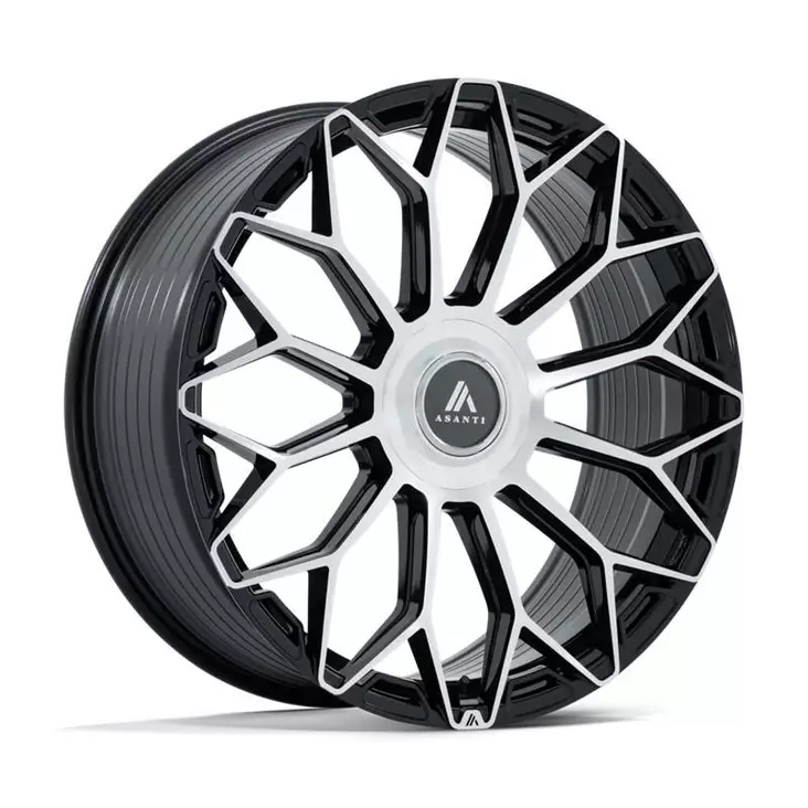AB051 ENVOY GLOSS BLACK W/ MACHINED FACE 10x24 5/112/120 ET35 CB74.1 60° - Alumiinivanteet - 368506 - 1