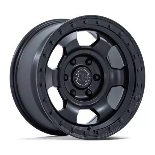 BR029 TROOPER MATTE BLACK 8,5x17 6/139,7 ET0 CB106.1 60° - Alumiinivanteet - 358626 - 1