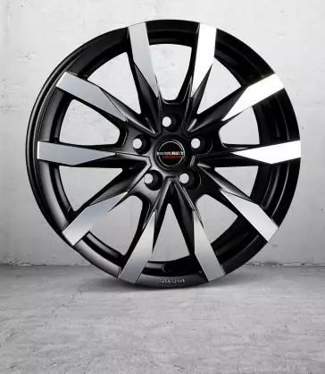 CW5 Matt Black Polished 6x16 5/130 ET68 60° - Alumiinivanteet - 372896 - 1