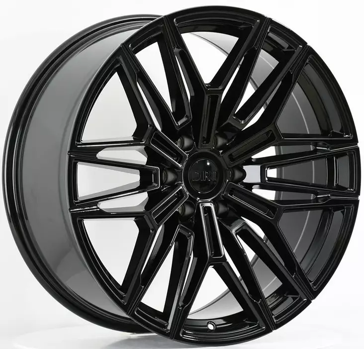 D58 Glossblack 9,5x22 6/139,7 ET18 CB106.1 60° - Alumiinivanteet - 374796 - 1