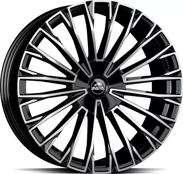 GMP A103 Piano Black Diam 9,5x22 5/112 ET25 CB66.6 R14 - Alumiinivanteet - 349196 - 1