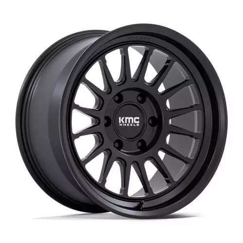 KM447 IMPACT FORGED MONOBLOCK SATIN BLACK 9x18 6/139,7 ET18 CB106.1 60° - Alumiinivanteet - 358876 - 1