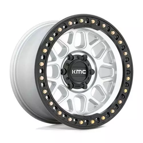 KM549 GRS MACHINED W/ SATIN BLACK LIP 9x18 8/180 ET18 CB124.2 60° - Alumiinivanteet - 354656 - 1