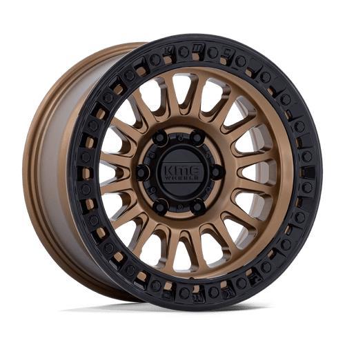 KM552 IMS MATTE BRONZE W GLOSS BLACK LIP 8,5x17 6/139,7 ET25 CB106.1 60° - Alumiinivanteet - 340876 - 1