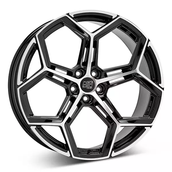 MSW 53 G.Blk/Pol 10,5x22 5-112 E19 C66,60 60 - Alumiinivanteet - 8027529232356 - 1