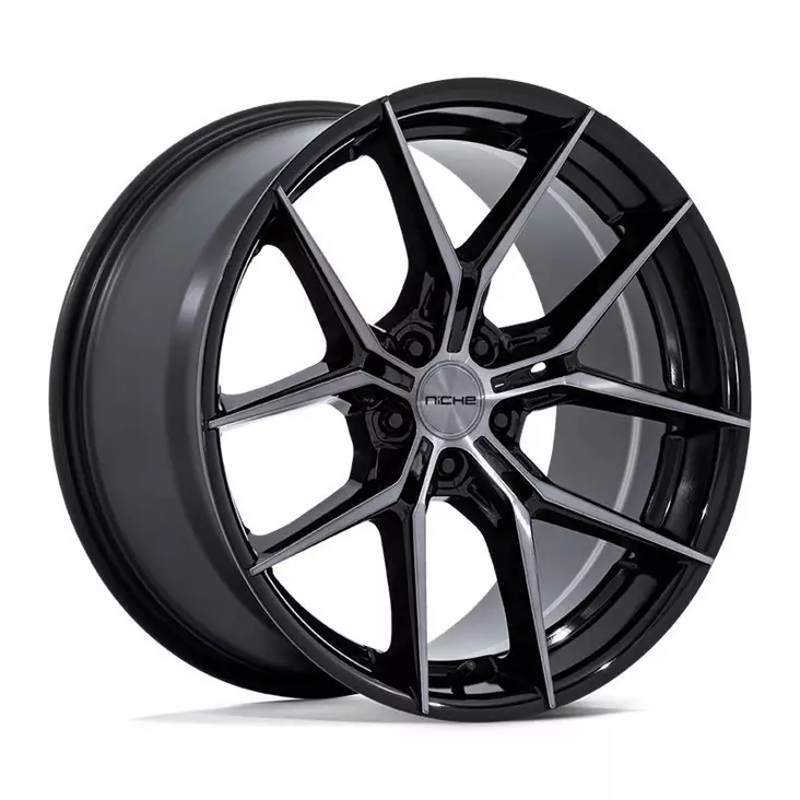 NC279 PRODIGY 5 GLOSS BLACK DARK TINTED CLEAR 9,5x20 5/114,3 ET35 CB72.6 60° - Alumiinivanteet - 344186 - 1