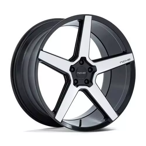 NC283 MODENA GLOSS BLACK MACHINED 9x22 5/114,3 ET35 CB72.6 60° - Alumiinivanteet - 369566 - 1