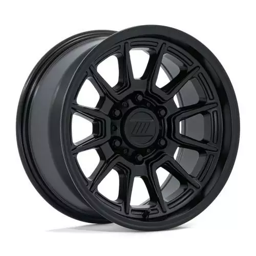 PA209 RATTLER MATTE BLACK 8,5x17 6/139,7 ET0 CB106.1 60° - Alumiinivanteet - 371446 - 1