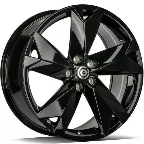 PROGRESSIVE Black Glossy 8x19 5/112 ET45 CB57,1 60° - Alumiinivanteet - 348486 - 1