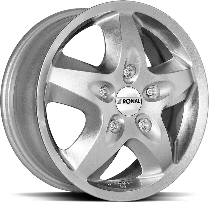 RONAL R44 Chrystal Silver 7x17 6/130 ET55 CB84,1 R14 - Alumiinivanteet - 344796 - 1