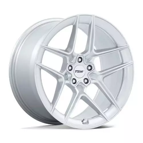 TW008 SLIPSTREAM GLOSS SILVER W/ MACHINED FACE 9,5x19 5/114,3 ET25 CB72.6 60° - Alumiinivanteet - 369706 - 1