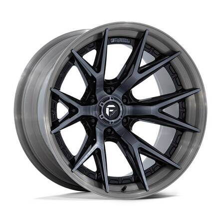 FC402 CATALYST GLOSS BLACK BRUSHED DARK TINT 12x22 6/139,7 ET-44 CB106.1 60° - Alumiinivanteet - 324817 - 1